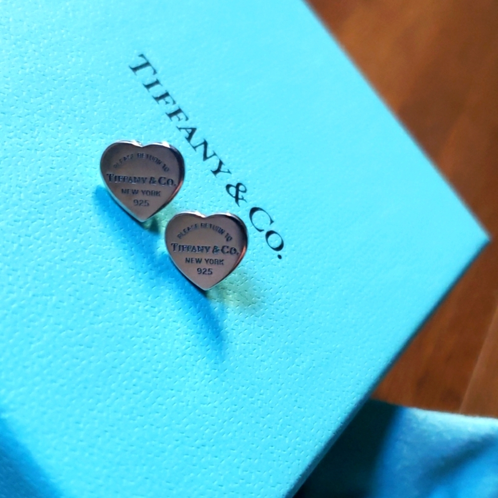 Tiffany & Co. Heart Tag Stud Earrings